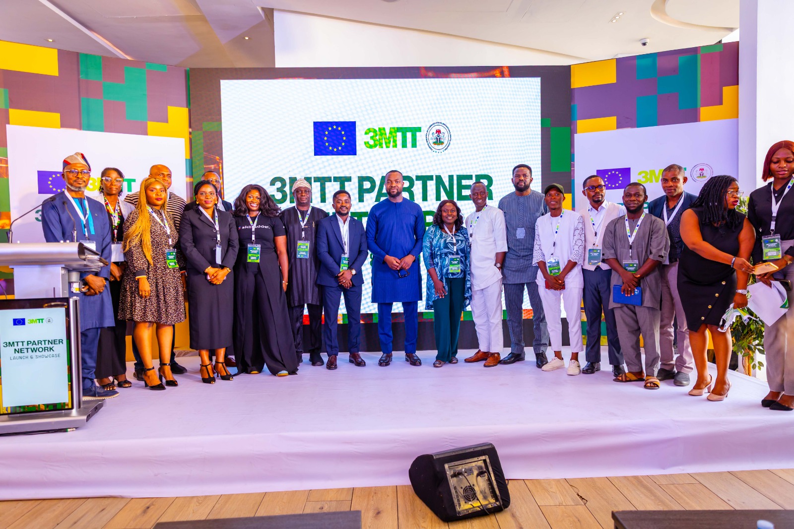 Ibadan Digital Academy IDA at the 3MTT Partner Network Launch  Showcase with The Honourable Minister of Communications Innovation and Digital Economy Dr Bosun Tijani alongside ecosystem partner
