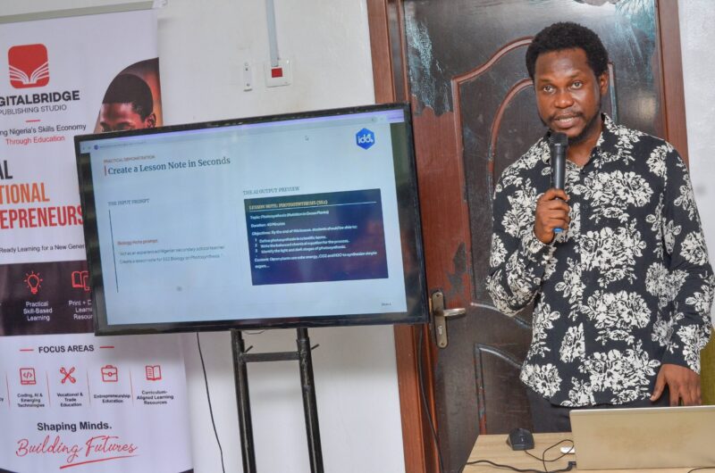 Practical workshop sesssion by Mr Emmanual Aliyu Ibadan Digital Academy